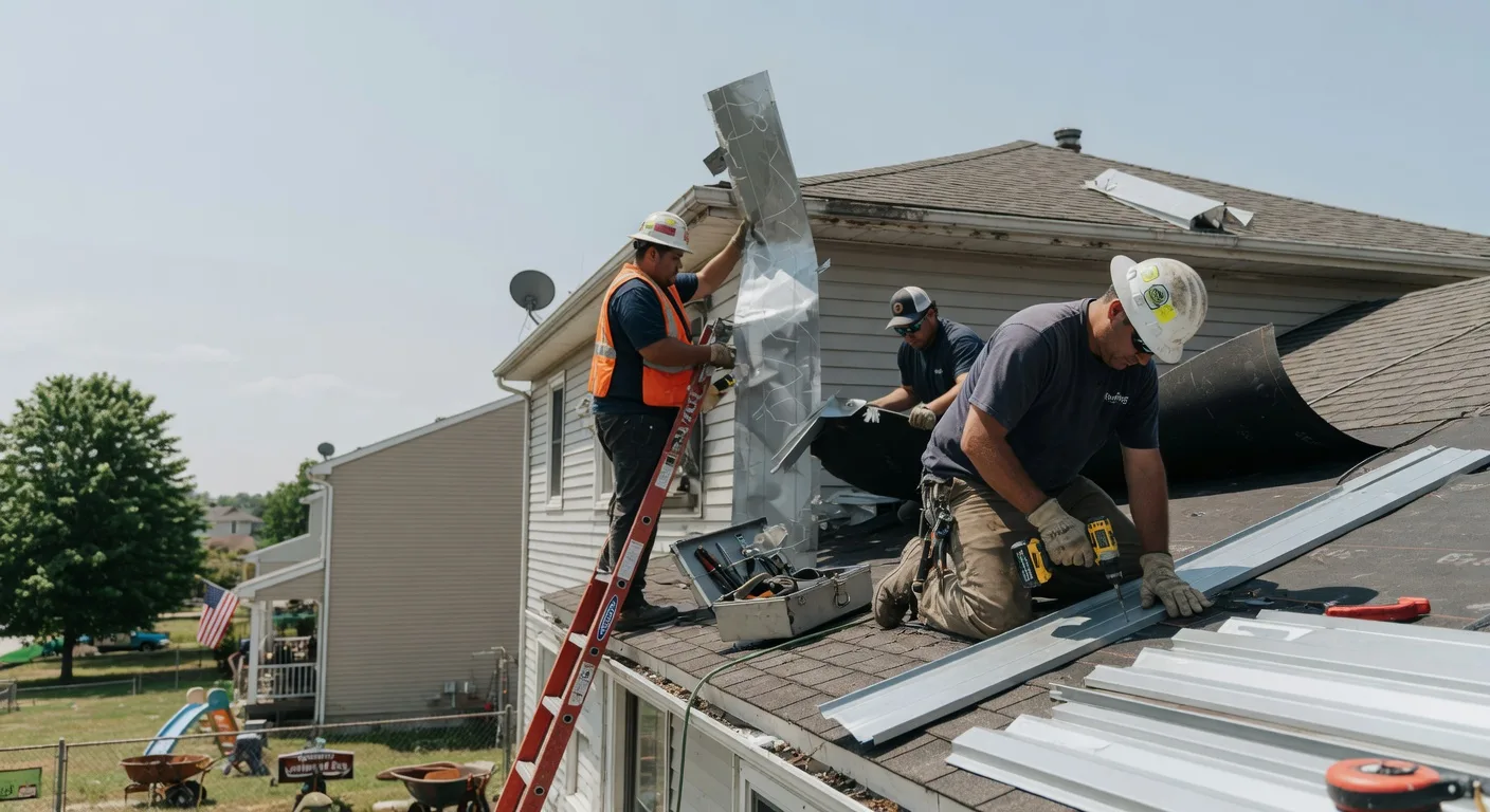 Storm Damage Metal Roof Repair in Sand Creek, MI